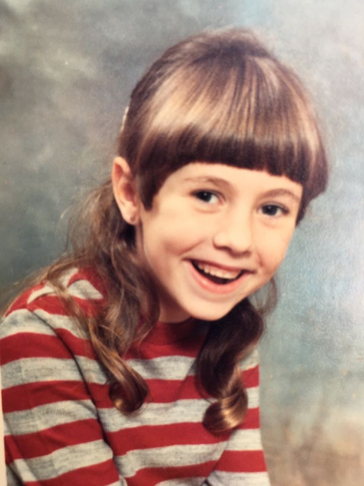 A school photo I'm very glad wasn't on the internet when I was a teenager.