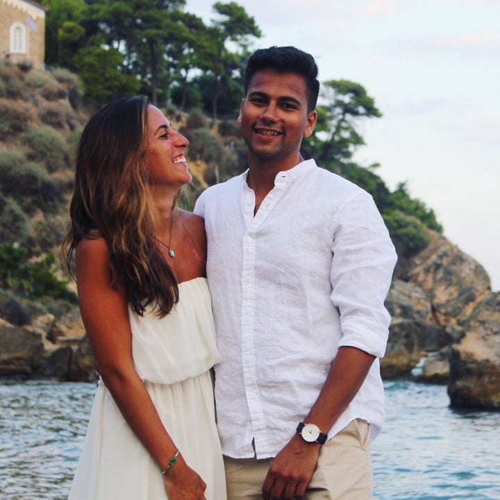 The author and her boyfriend, Dupi.
