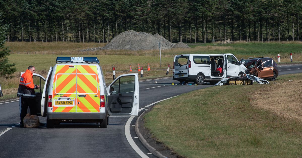 A96 Crash 5 Dead And 5 Injured After Car And Minibus Collide