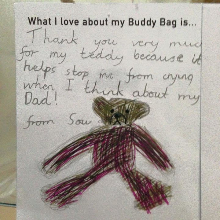A postcard from one of the children helped.
