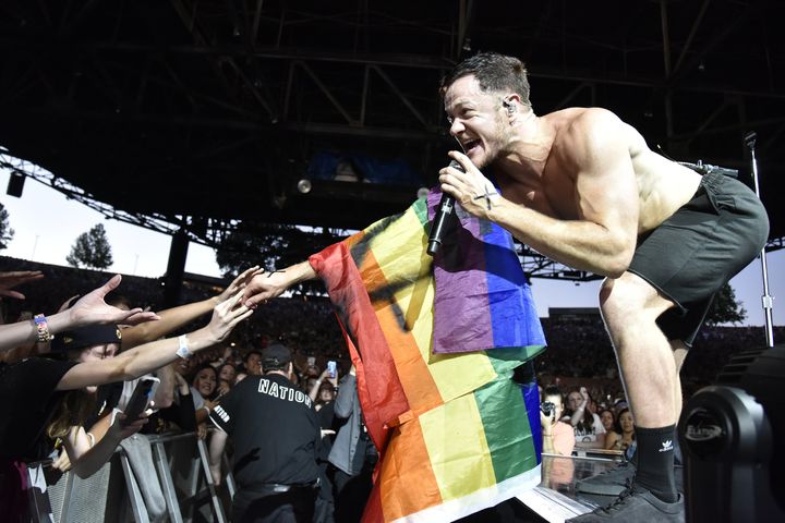 "I can’t emphasize enough how incredible it was to look out and see so many families that were having a real moment of coming together," Dan Reynolds said of the 2017 LoveLoud Festival. 