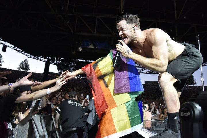 "I can’t emphasize enough how incredible it was to look out and see so many families that were having a real moment of coming together," Dan Reynolds said of the 2017 LoveLoud Festival.