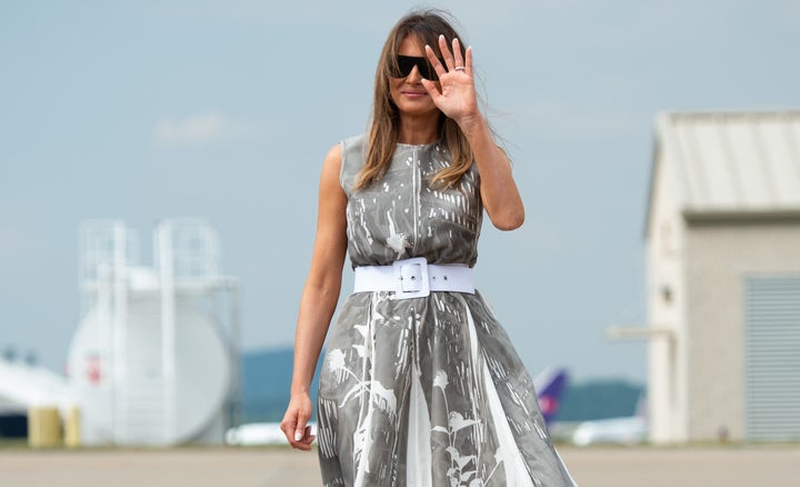 First lady Melania Trump this week, after visiting a children's hospital in Nashville as part of her Be Best initiatives.