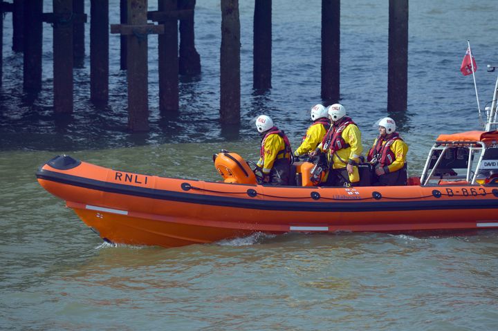 The RNLI carry on their search near Clacton Pier, Clacton-on-Sea in Essex after a teenage boy was reported missing in the water on Thursday.