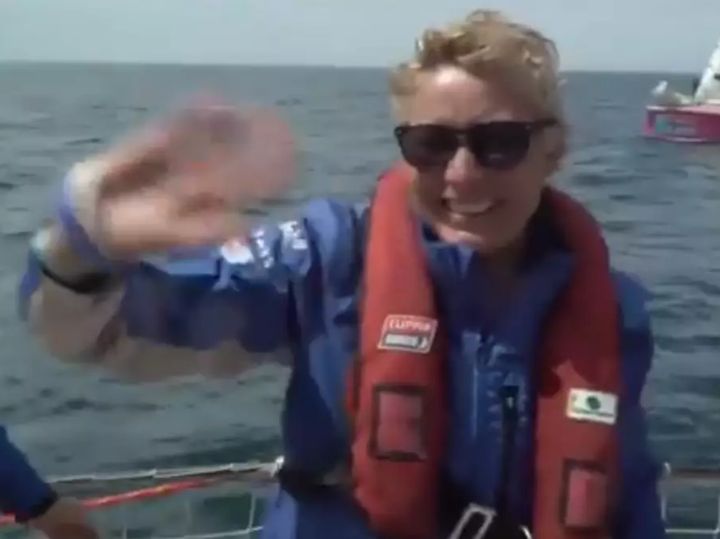 Sanya Serenity Coast skipper Wendy Tuck became the first woman to win the Clipper Round The World yacht race on Saturday