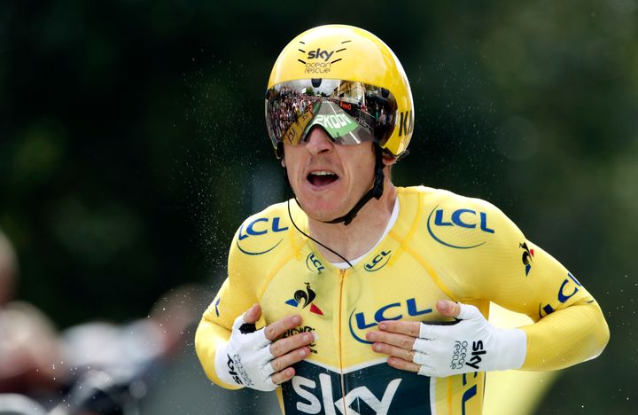 Geraint Thomas is set to win the Tour de France on Sunday after retaining the yellow jersey on stage 20 on Saturday