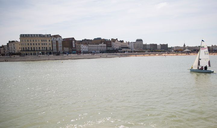 File photo of Margate Harbour in 2016. A girl aged 6 died after getting into difficulty in the sea on Saturday.
