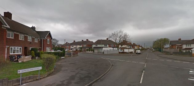 Kingsland Road, Birmingham, where the crash happened