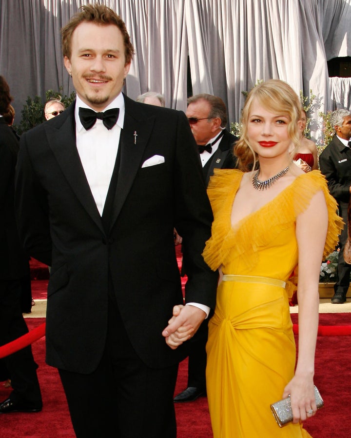 Heath Ledger and Michelle Williams pictured together at the 78th Annual Academy Awards.