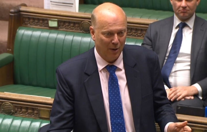 Transport Secretary Chris Grayling.