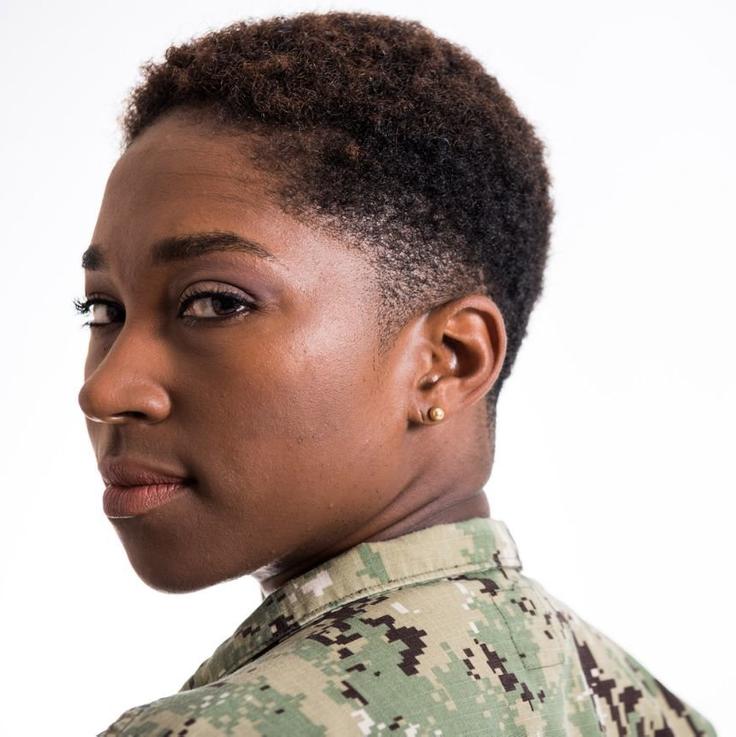 Lt. Tiffany D. Pearson is excited about the changes to the U.S. Navy’s hair policy, which now embraces natural hairstyles commonly worn by black women like herself. 