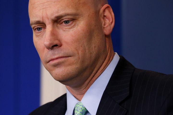 Former White House Director of Legislative Affairs Marc Short, seen here in March, has been hired as a senior fellow at the University of Virginia's Miller Center of Public Affairs.