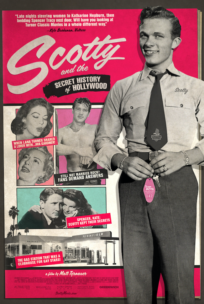 A movie poster for “Scotty and the Secret History of Hollywood.”