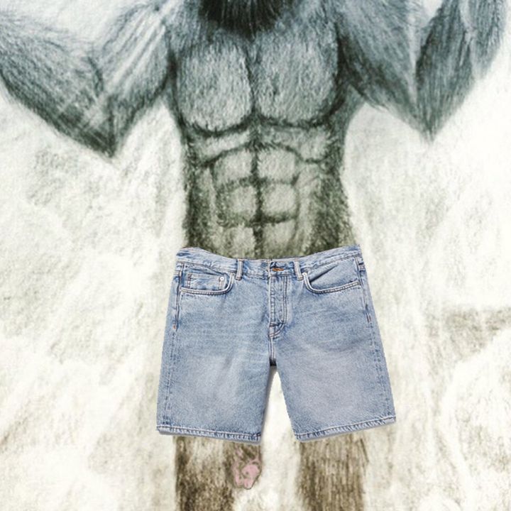 Bigfoot's never-nude penis. 