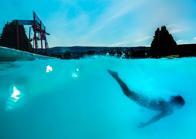 Ilkley Lido in Yorkshire.