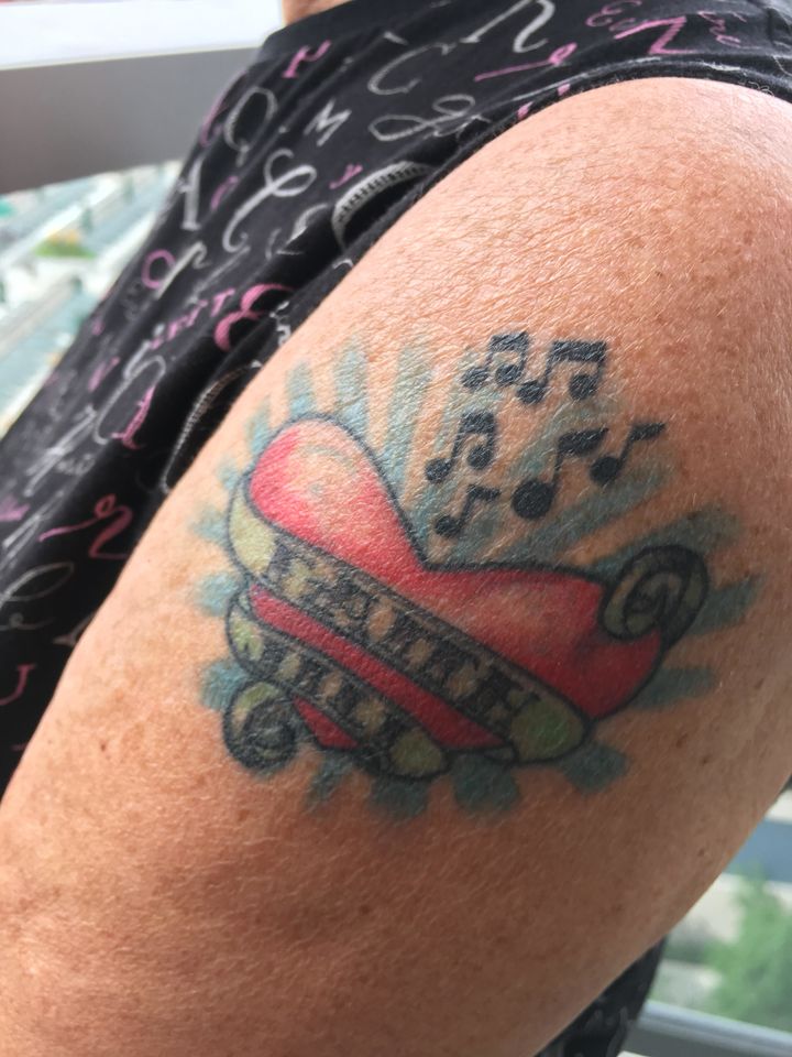 Soloway's first tattoo, which she got to celebrate her 60th birthday, is a tribute to her daughters, Faith and Jill.
