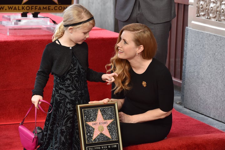 Amy Adams with her daughter, Aviana, in January 2017.