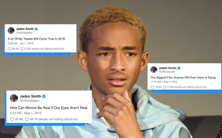 Jaden Smith, the greatest philosopher of our time.