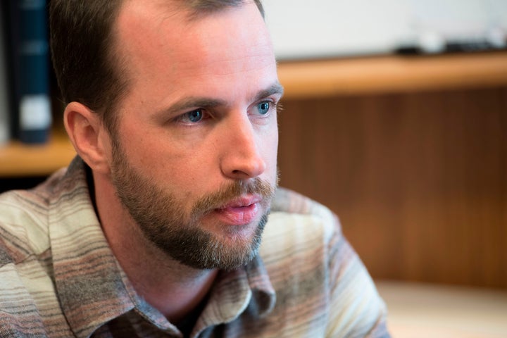 Brennan Gilmore, who recorded video of a car plowing into a crowd of protesters during last year's neo-Nazi rally in Cha