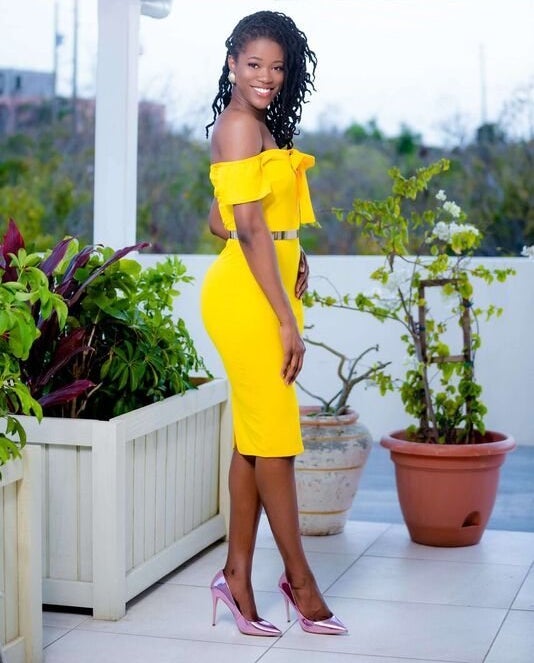 Dee-Ann Kentish-Rogers, 2018's Miss Universe Great Britain, poses in her homeland of Anguilla. The small island is a British territory in the Caribbean with a population of 15,000.