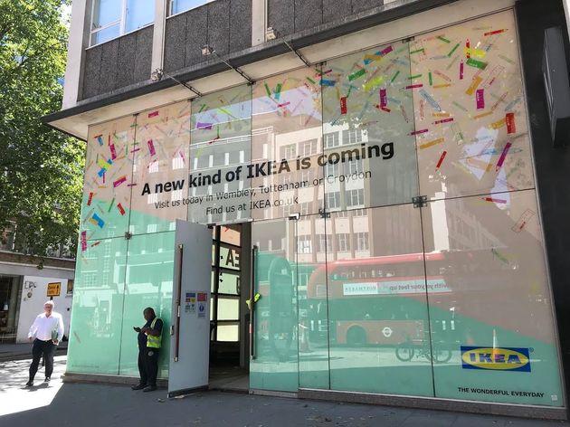 The new store on Tottenham Court Road.