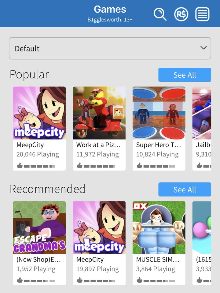 Roblox na App Store