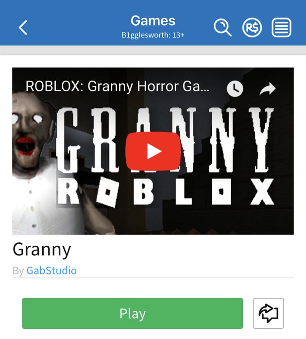Roblox Game For Kids Grandma