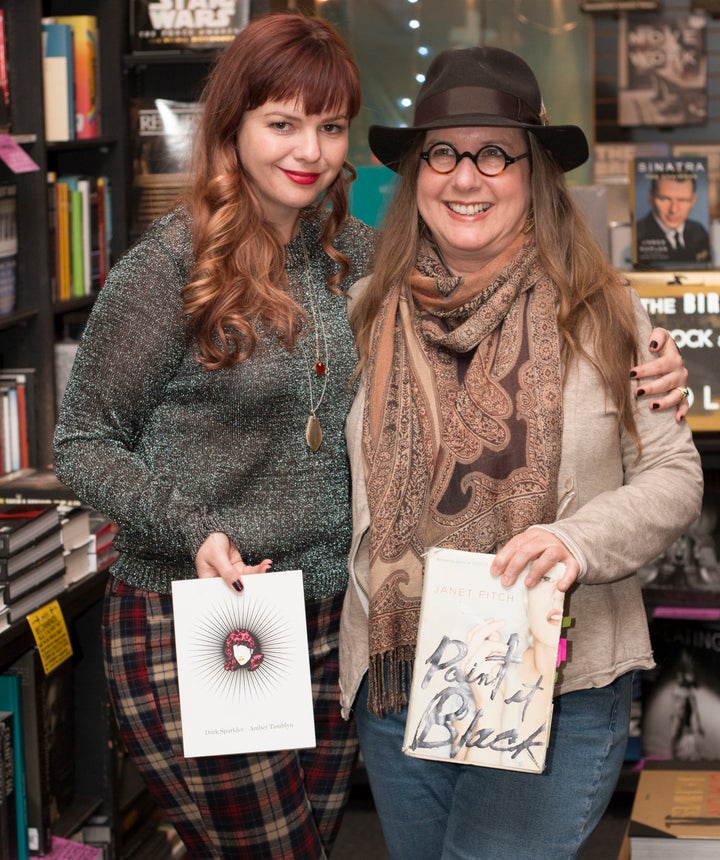 Actress and author Amber Tamblyn (left) with Fitch in West Hollywood, California, in 2015.
