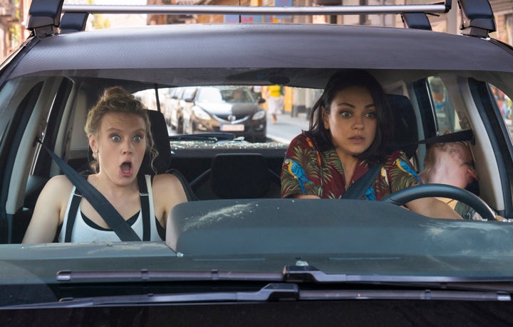 Kate McKinnon and Mila Kunis in "The Spy Who Dumped Me."