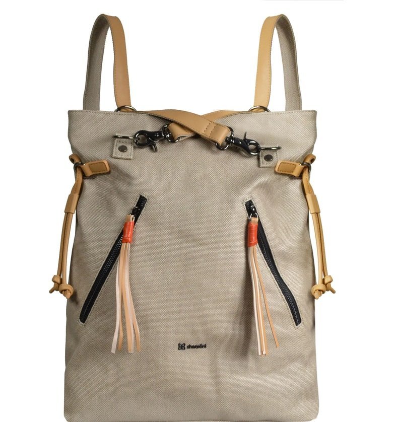 Ladies K38 Lightweight Printed Convertible Shoulder  Backpack Crossbody Handbag 