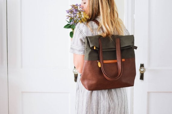 Backpack and crossbody store purse