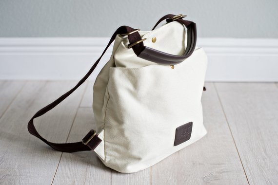 Convertible backpack purse Eucalyptus - IcaAcs