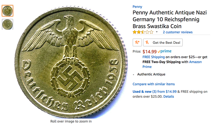 "Since 1945, the swastika has served as the most significant and notorious of hate symbols, anti-Semitism and white supr