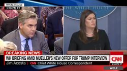 CNN's Jim Acosta Walks Out Of White House Press Briefing After Exchange With 'Shameful' Sarah Huckabee Sanders