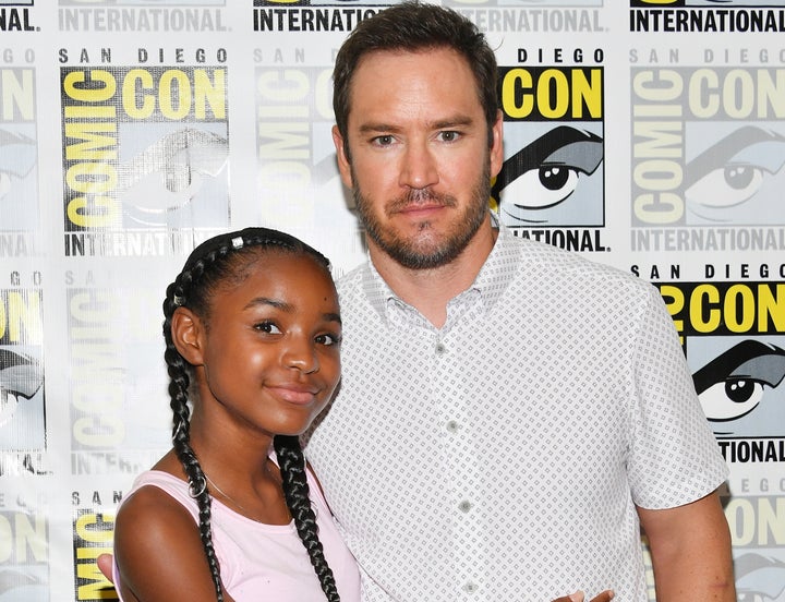 Saniyya and Gosselaar attend “The Passage” press line during Comic-Con International 2018 in San Diego.