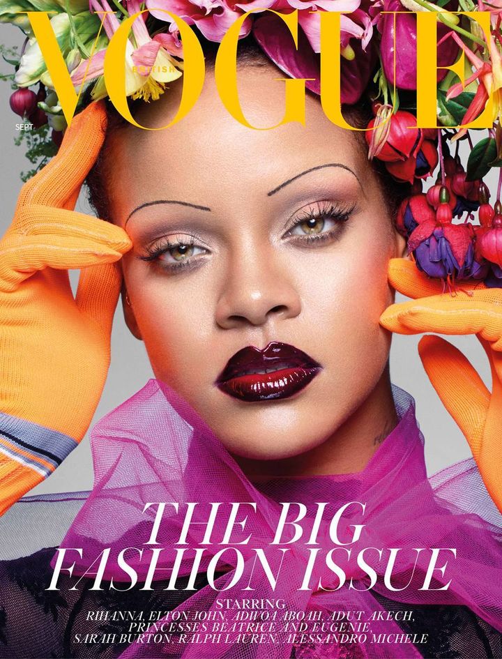 Rihanna makes history on UK Vogue 