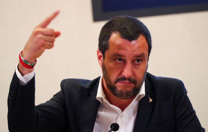 Italian interior minister Matteo Salvini.