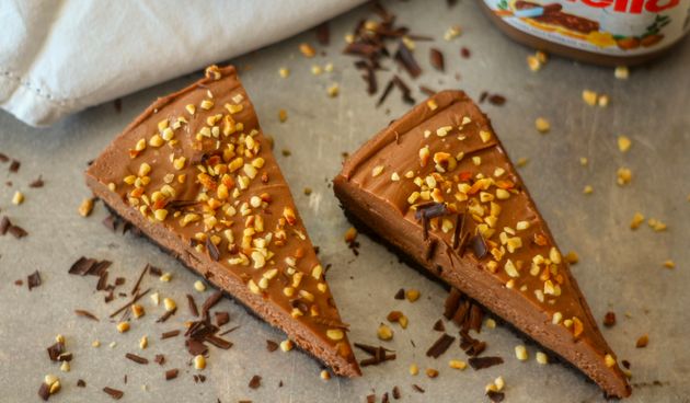 No Bake Nutella Cheesecake