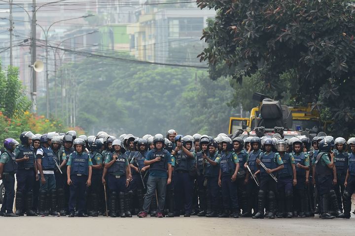 At least 12,000 people die each year in road accidents in Bangladesh. The student protests have snarled traffic throughout Dhaka.