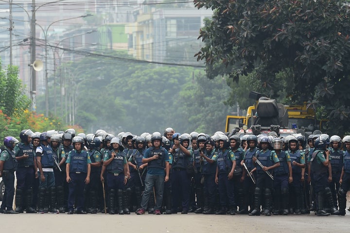 At least 12,000 people die each year in road accidents in Bangladesh. The student protests have snarled traffic throughout Dh