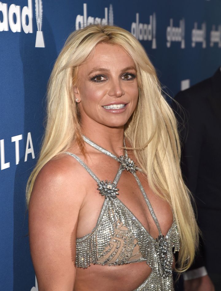 Britney at the GLAAD Awards back in April
