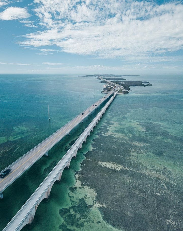 The Overseas Highway is one of the most unique roads in the country, as it basically island hops along Florida’s hottest vacay spots like Islamorada (home of the Florida Brewing Company) and Marathon (home of Long Key State Park).