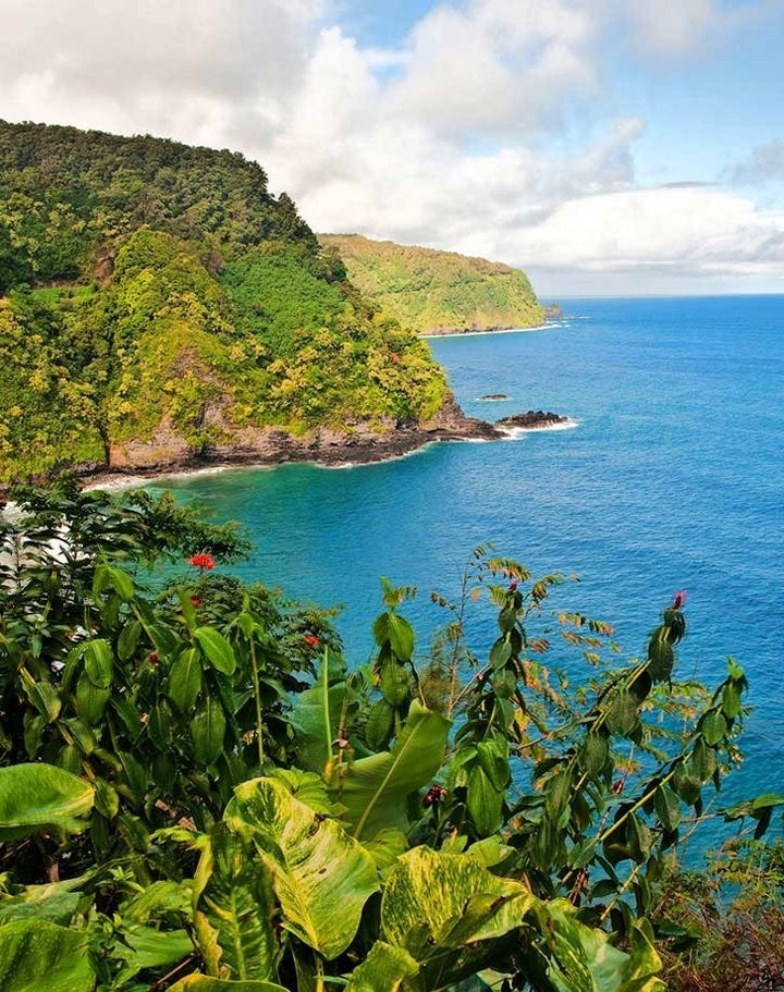 While Hawaii’s island of Maui is a hot destination for tropical romance, the Hana Coast Highway is not for the faint of heart.