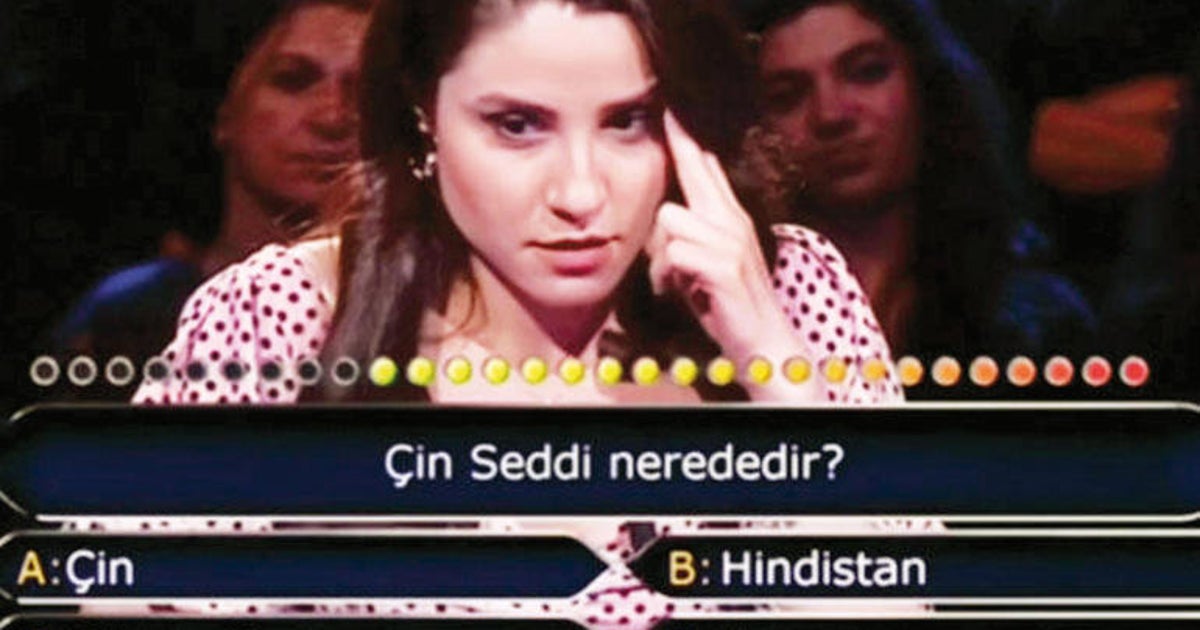 Türkische Quiz-Kandidatin weiß nicht, wo die Chinesische Mauer steht – das Publikum macht alles noch schlimmer