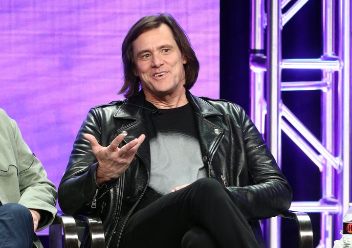 Jim Carrey explained the thought process behind his politically-charged artwork on Monday.