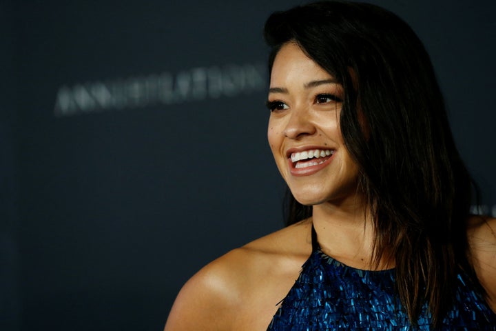 Rodriguez attends the premiere of "Annihilation" in Los Angeles, California, on Feb. 13, 2018.