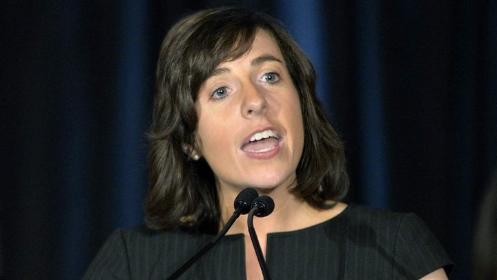 Kentucky state Treasurer Allison Ball, a Republican, speaks to supporters in Louisville after being elected to the post in 2015. Kentucky has the eighth-highest bankruptcy rate, and Ball says the long-term answer to fixing this “crisis” is teaching the basic principles of money management before a person graduates from high school.