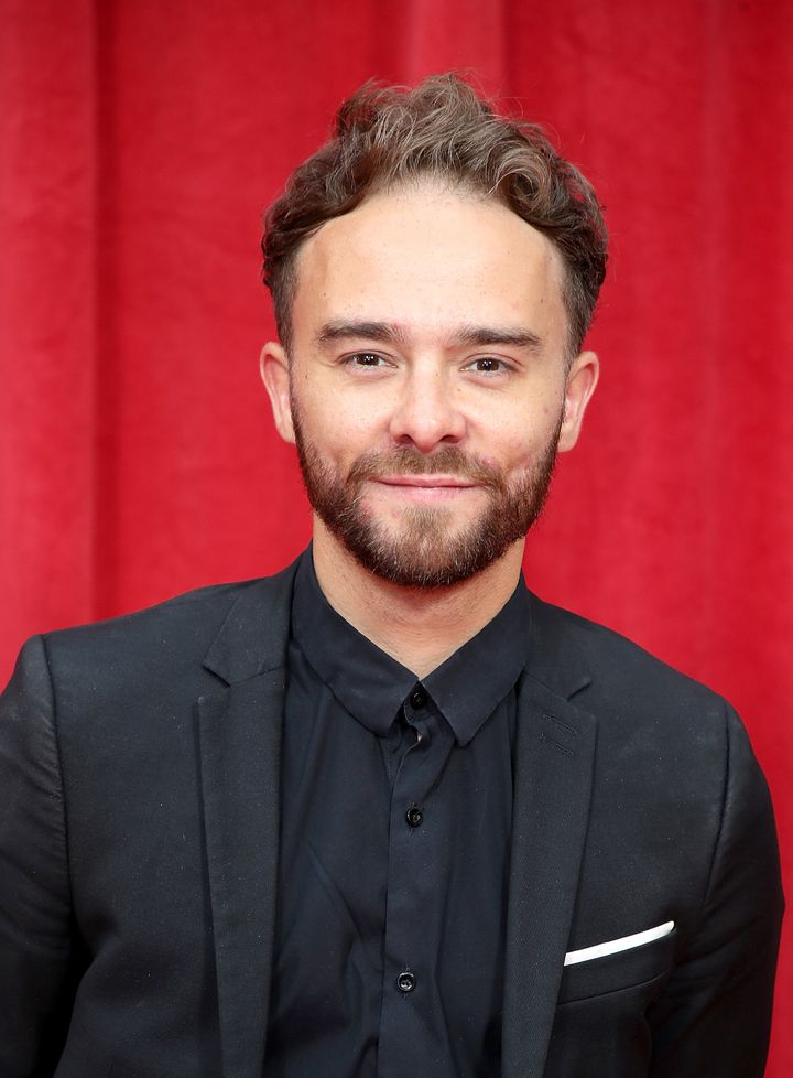 Jack P Shepherd at the Soap Awards last month