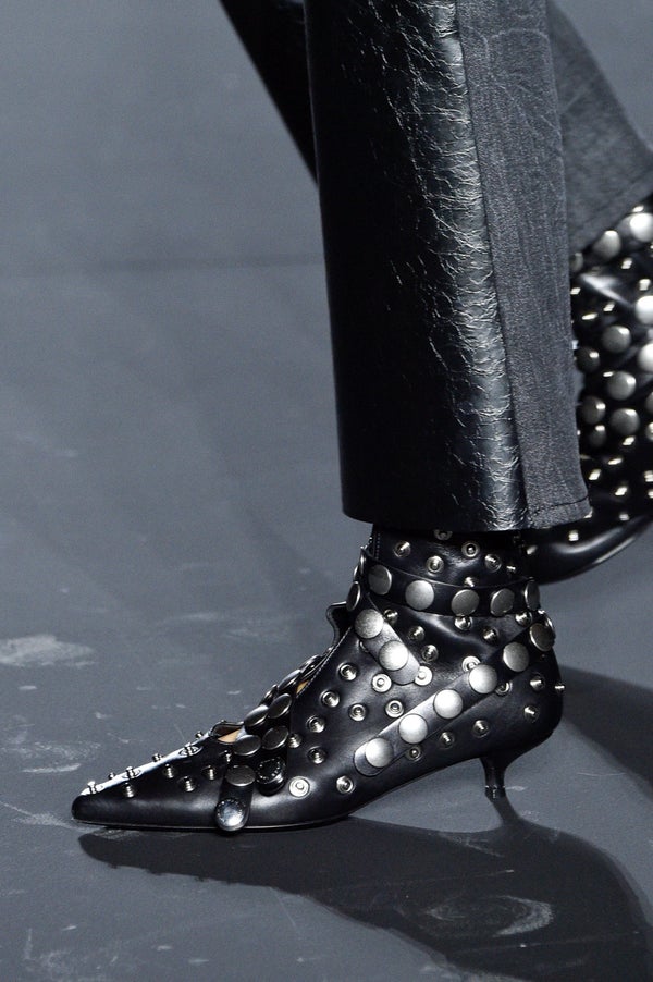 These studded kitten heel boots were seen at the Sonia Rykiel fall/winter 2018/2019 show on March 3 during Paris Fashion Week