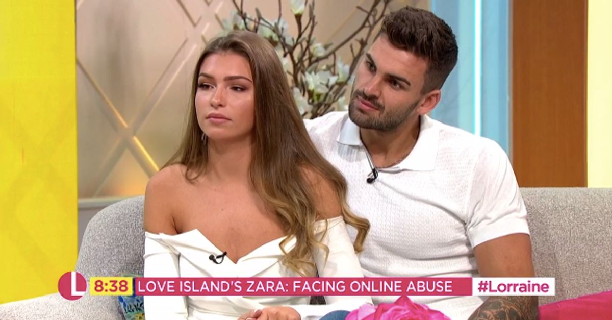 Love Island S Adam Collard And Zara Mcdermott Send Defiant Message